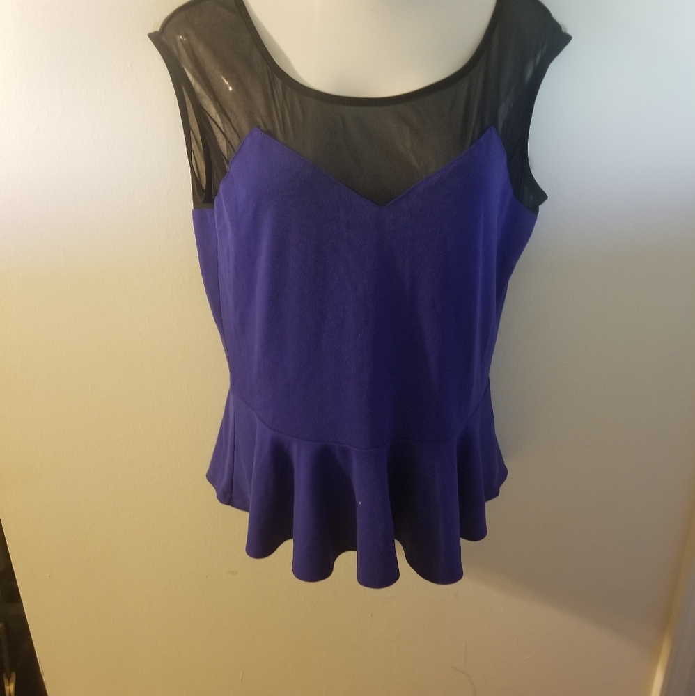 Mesh Peplum